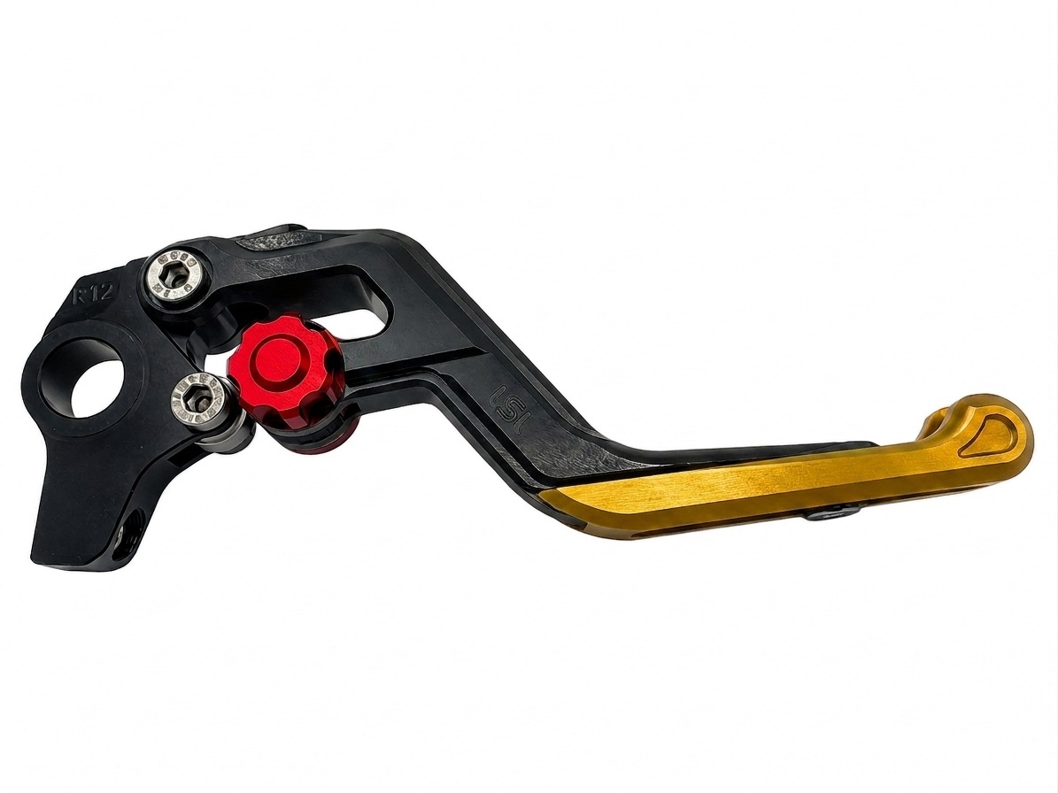 Maneta de Freno LSL ERGONIA R34R Negro/Rojo/Oro