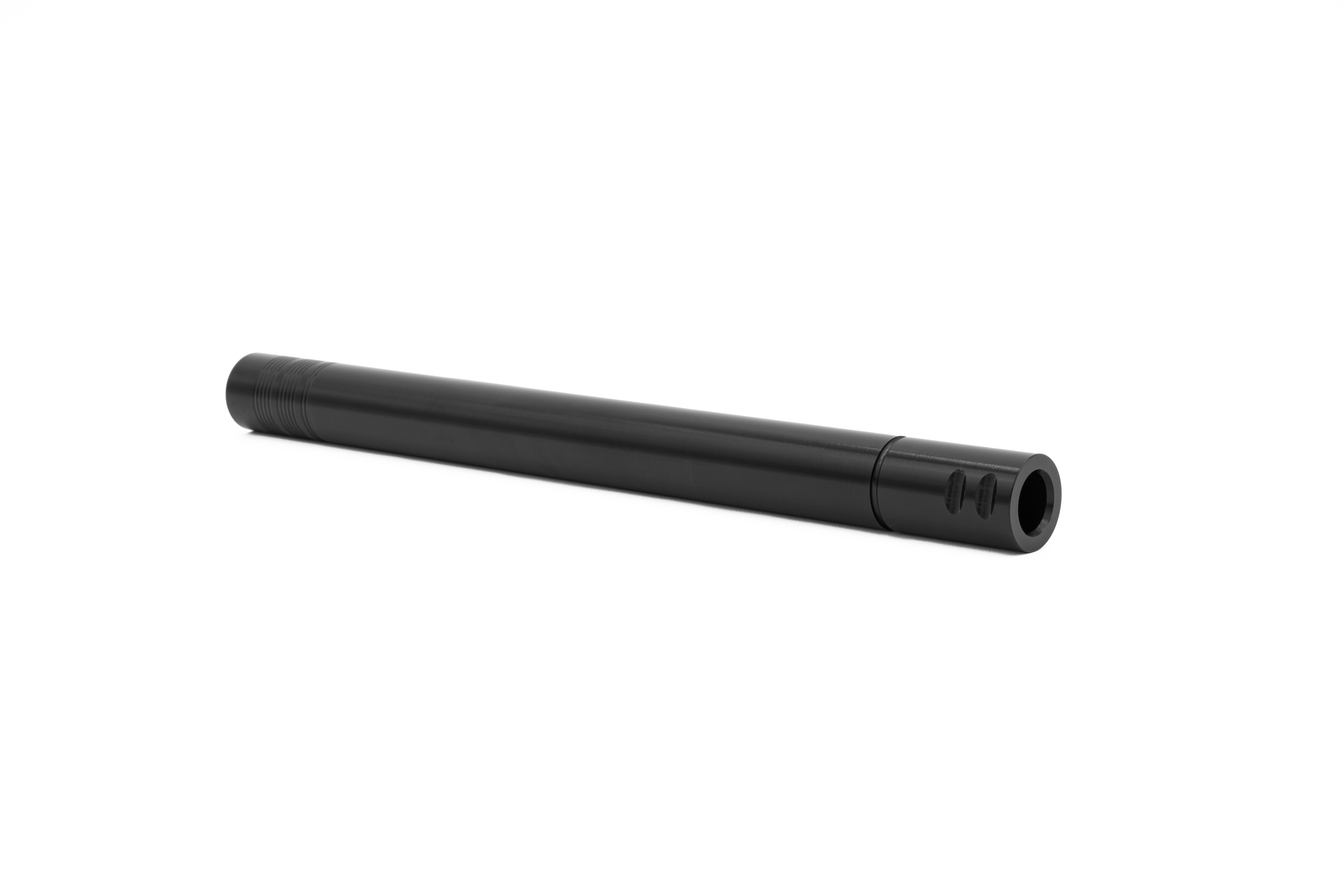 GILLES tubo de semimanillar individual anodizado negro