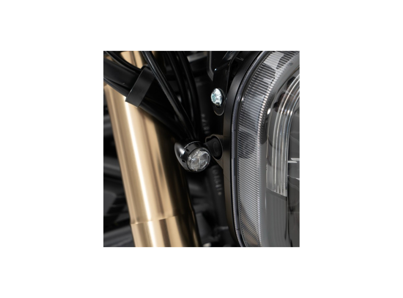 Adaptador de luz de intermitente para Benelli Leoncino 800 (Juego)