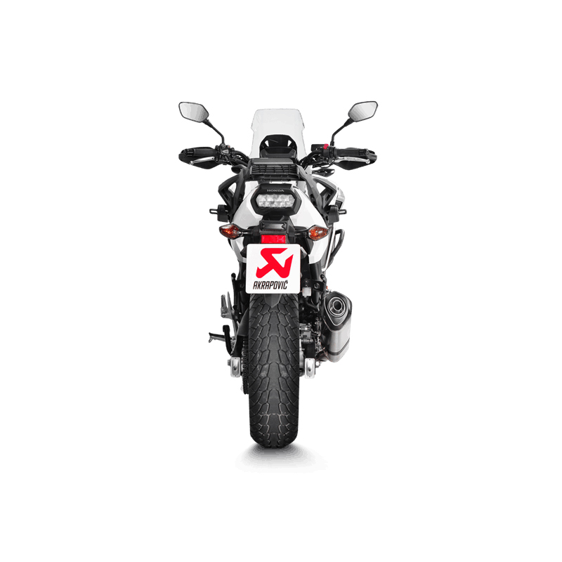 Sistema de escape Akrapovic Slip-On Line (Titanio) para Honda Integra 2012-2020, NC700/750S 2012-, NC700/750X 2012-2020