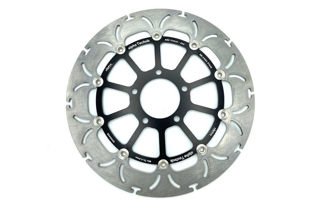 alpha Technik disco de freno Diseño Omega ABD33, delantero para Suzuki GSX1300R Hayabusa, GSX-R1000, GSX-R750, TL1000