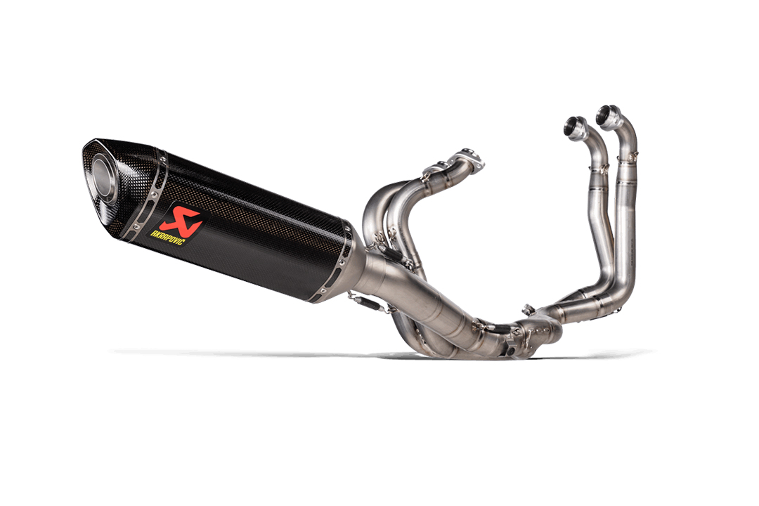 Akrapovic Evolution Line (Carbon) sistema de escape para Aprilia RSV4 y Tuono V4 a partir del año de modelo 2021-