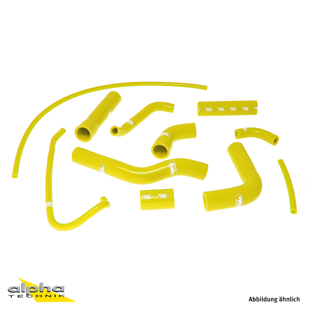 Kit de Mangueras de Silicona SAMCO SPORT amarillo para Yamaha YZF-R6 año de modelo 2006-2024