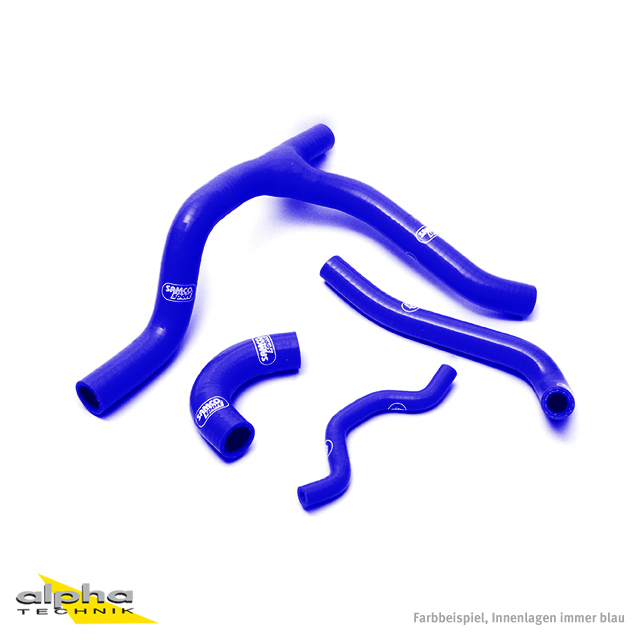 Kit de Mangueras de Silicona SAMCO SPORT azul para Kawasaki KX250F año del modelo 2006-2008