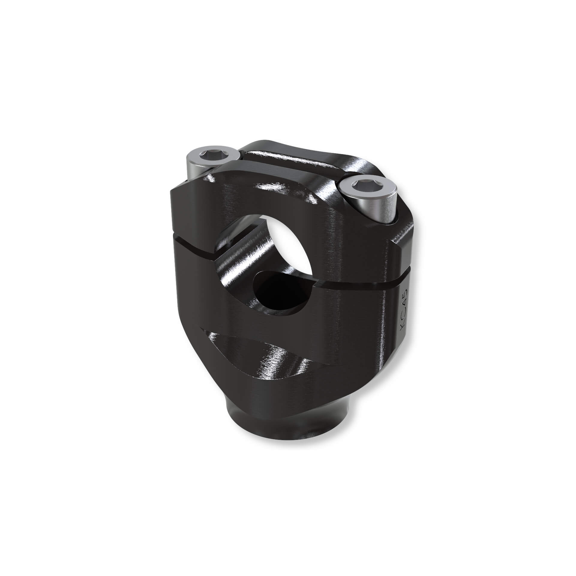 Kit de torretas universales LSL para manillar de 1 pulgada/25,4 mm manillar, longitud de tornillo 45 mm, negro