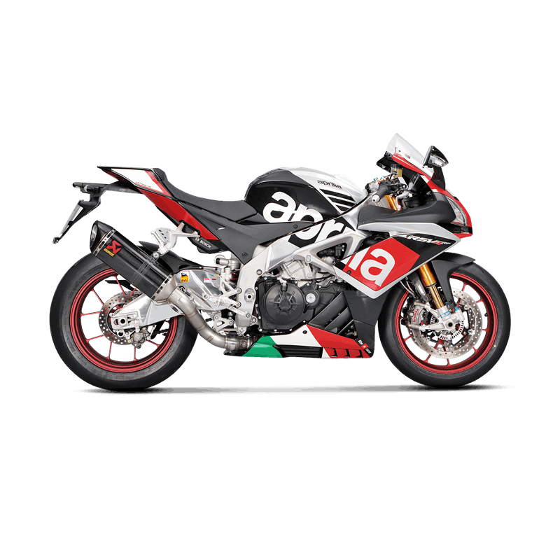 Sistema de escape Akrapovic Slip-On Line (Carbono) para Aprilia RSV4 año modelo 2015-2016