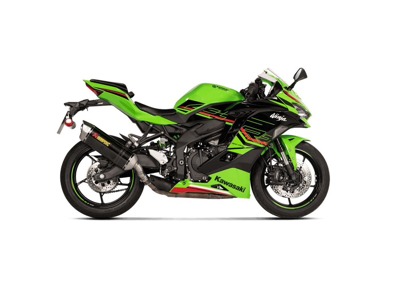 Escape Akrapovic Slip-On Line (Carbon) para Kawasaki Ninja ZX-4R y ZX-4RR años 2023-2025