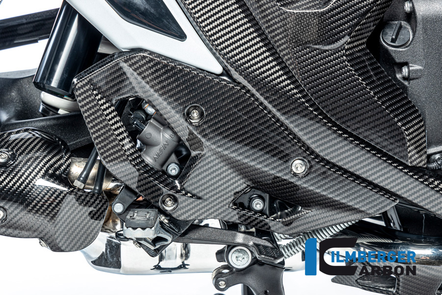 Protector de talón Ilmberger Carbon lado izquierdo, brillante, BMW R1300GS 2023-