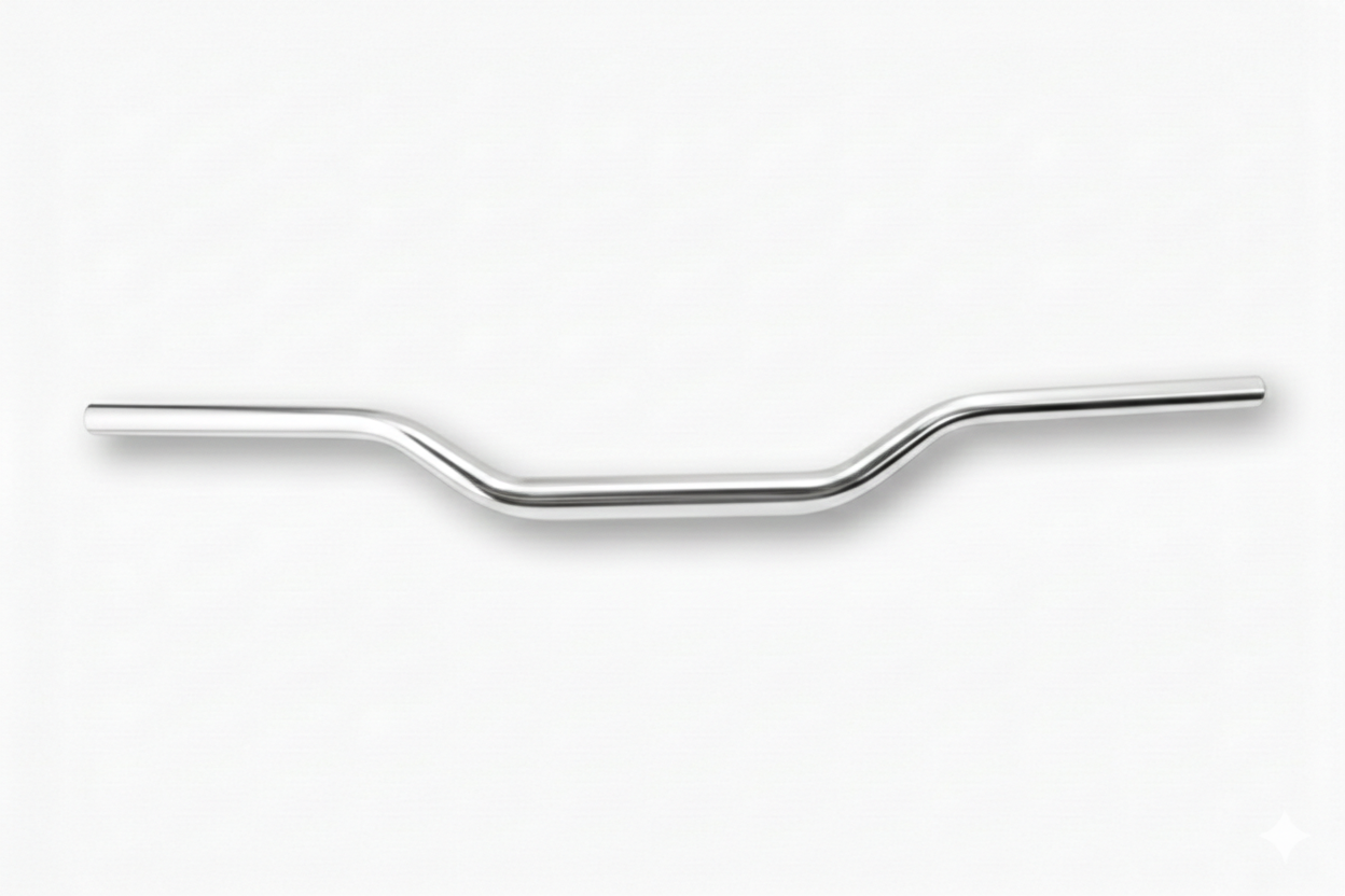 LSL X-Bar Manillar de Aluminio con Barra Transversal X00, 1 1/8 pulgadas, plateado