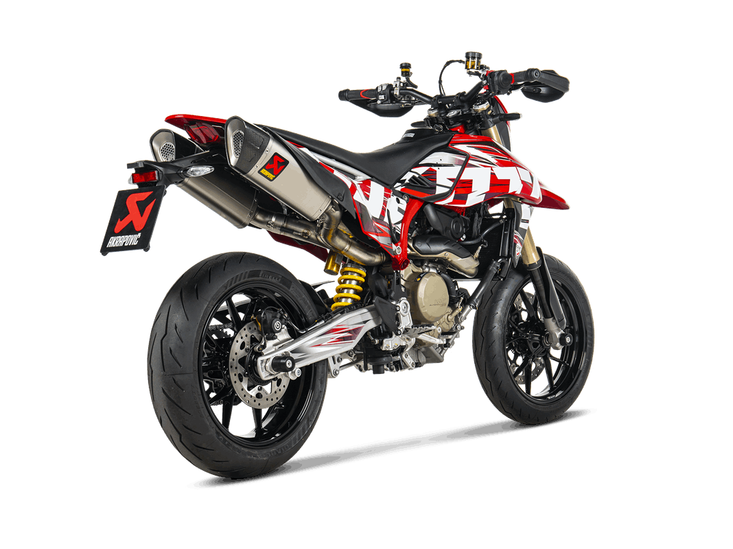 Akrapovic Slip-On Line (Titanium) Escape para Ducati Hypermotard 698 Mono / RVE, Año del modelo 2024-2025