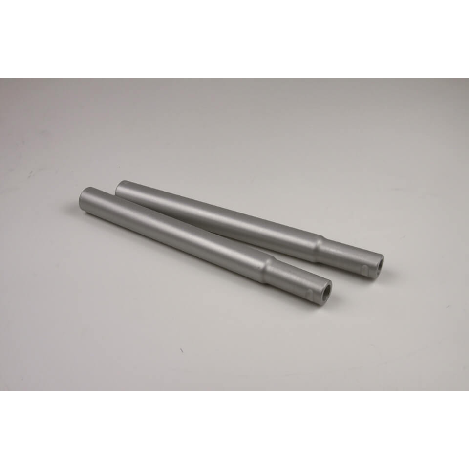 Juego de tubos de manillar LSL de 1 pulgada, Sport Match, plata