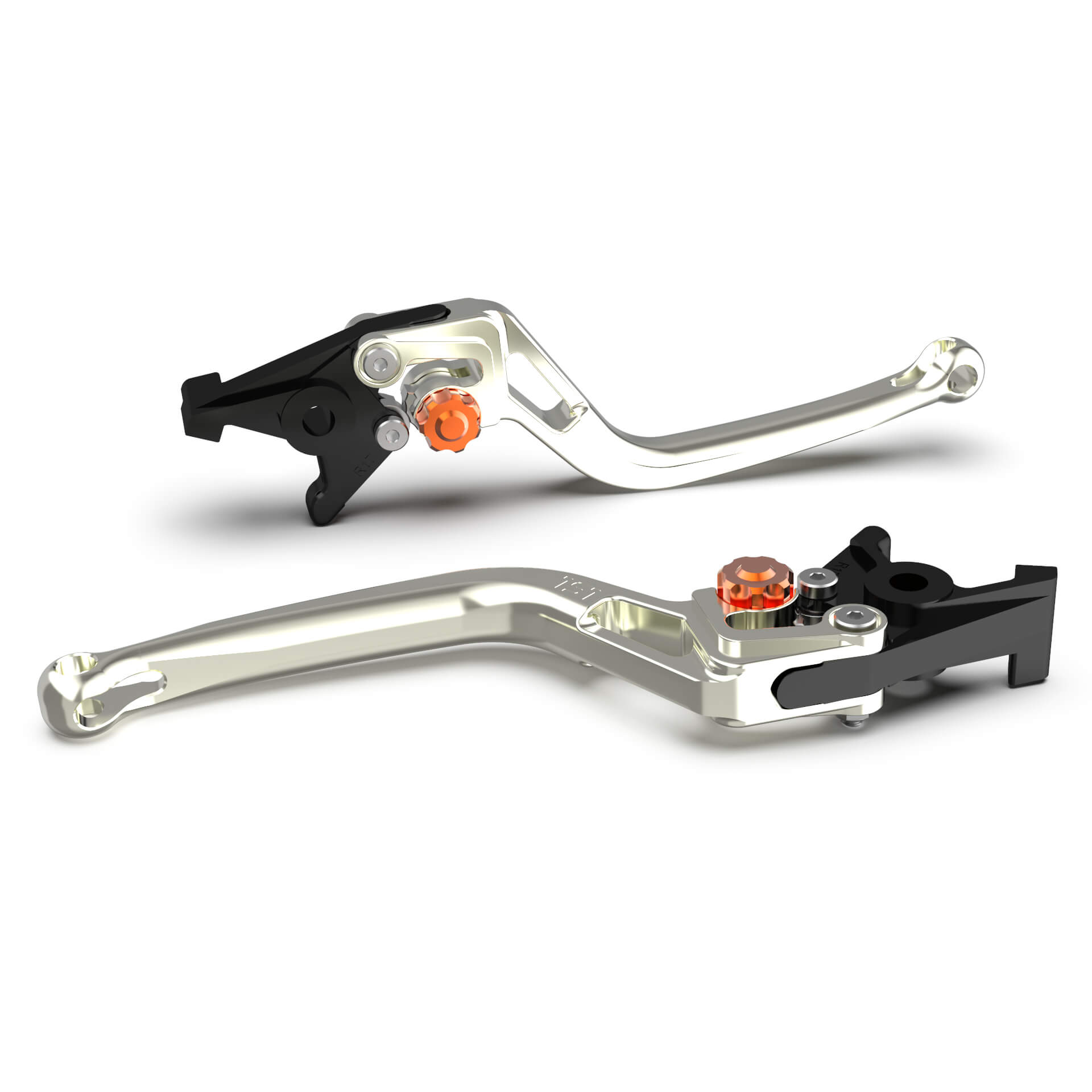 Maneta de freno LSL BOW R22, plata/naranja