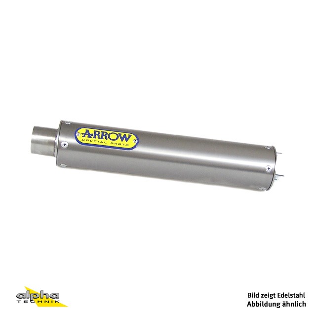 ARROW Silenciador STREET 2T para Derbi GPR125 2004-2012, Titanio