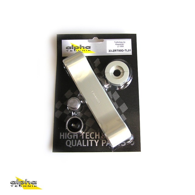 Kit de descenso alpha Technik 30mm para Kawasaki Z1000; Tipo ZRT00D; Año del modelo 2010-