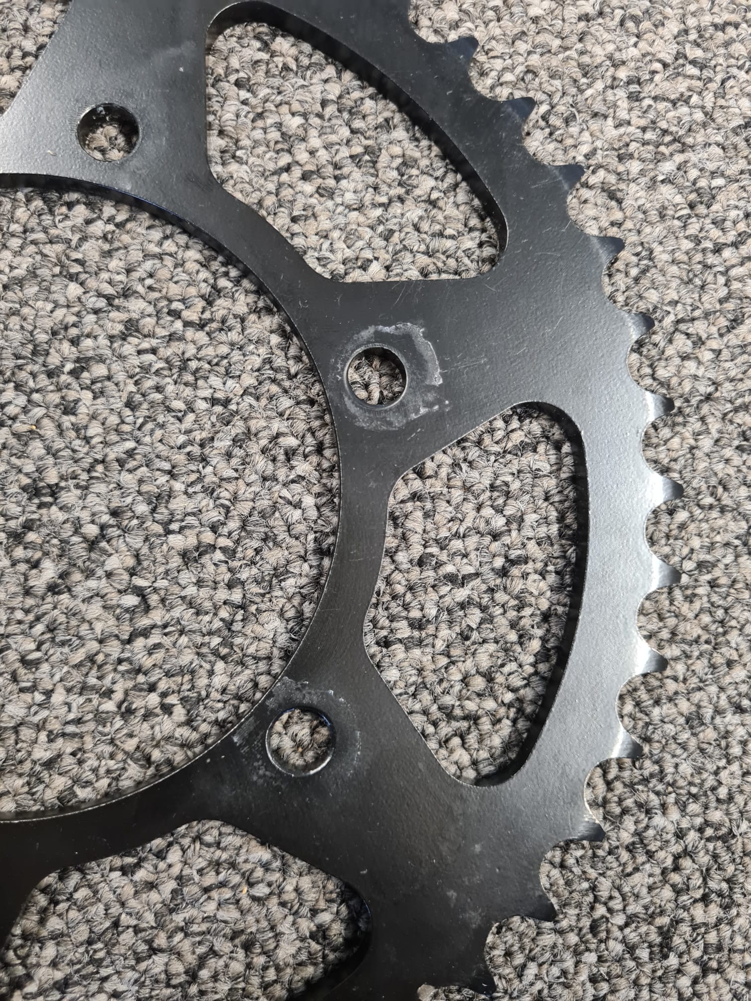 corona de Acero, 46 Dientes, Paso 520