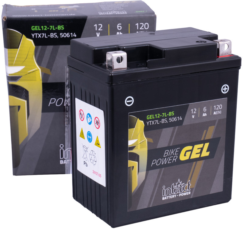 Batería de GEL Intact YTX7L-BS / 50614