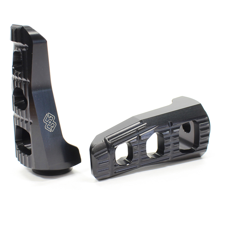 Gilles Kit de reposapiés de repuesto, para pasajero, negro para Yamaha YZF-R1 2002-, YZF-R6 2003-2020