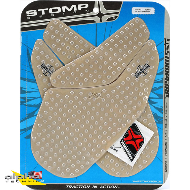 Stompgrip transparente, Volcano, para Honda CBR1000RR, 2004-2007