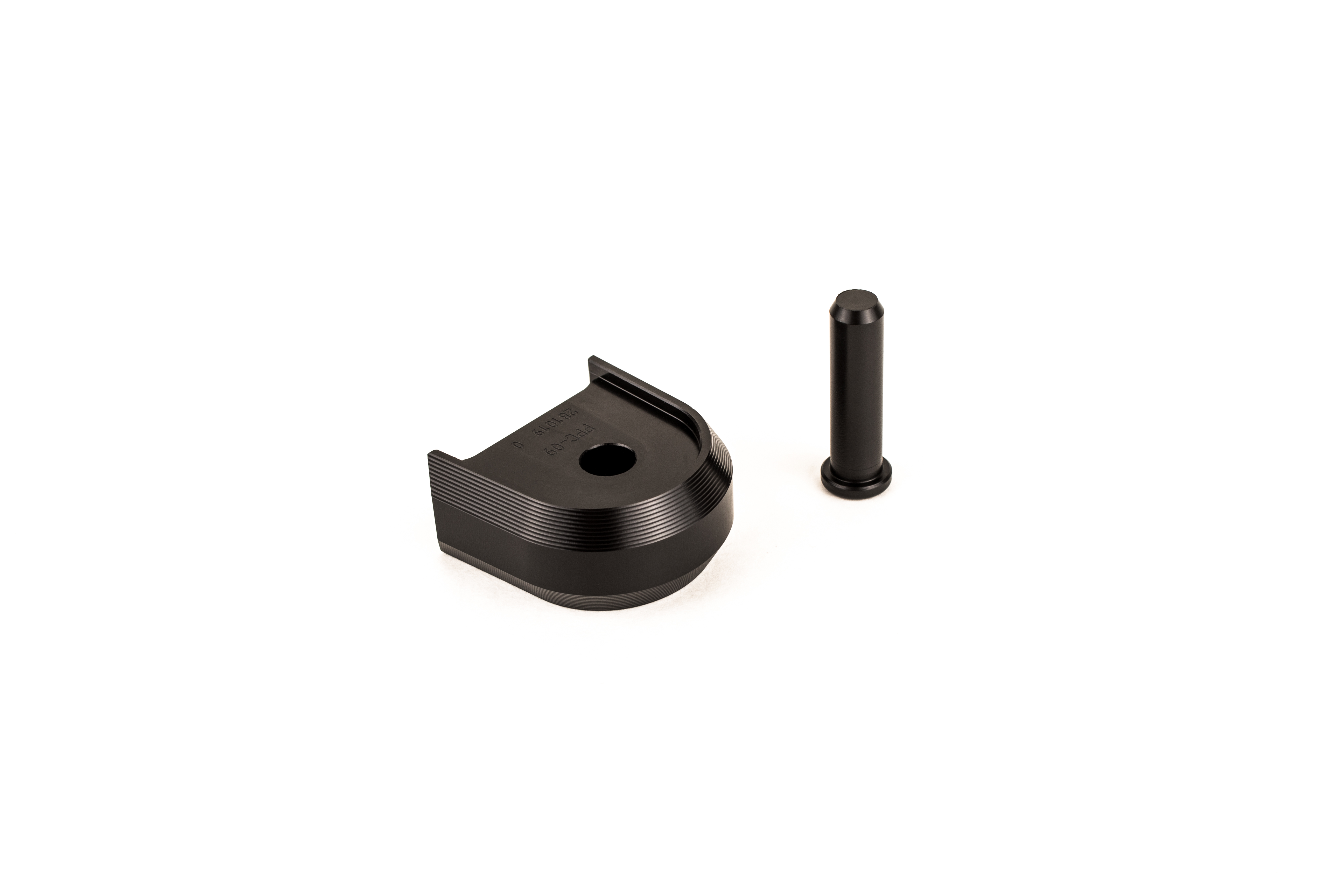 Cubierta Gilles para soporte de estriberas del pasajero, negra, para Indian FTR