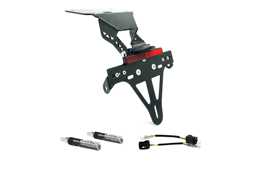 Kit de Soporte de Matrícula-luz de intermitente IDEA alpha Technik para YZF-R3 / MT03 Año del modelo 2020- (Trasero)