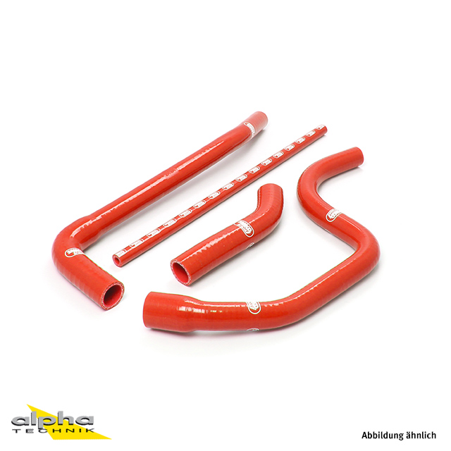 Kit de mangueras de silicona SAMCO SPORT rojo para Triumph Daytona 955i Speed Triple 1050i año de modelo 2005-2010