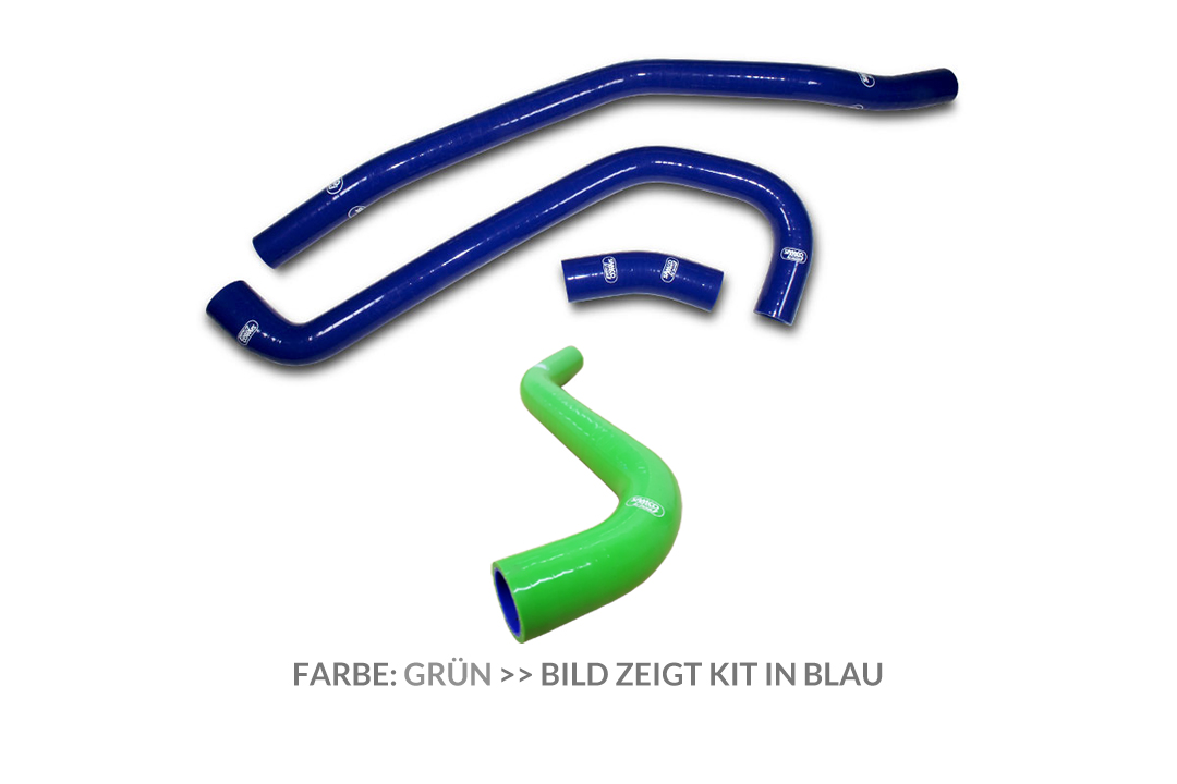 Kit de mangueras de silicona SAMCO SPORT verde para Yamaha YFM700R Raptor año de modelo 2006-2023
