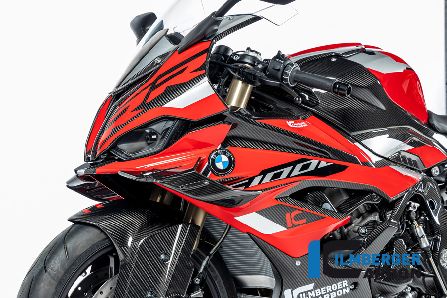 Alerón de carenado de carbono Ilmberger lado izquierdo, brillante, BMW S1000RR 2023-