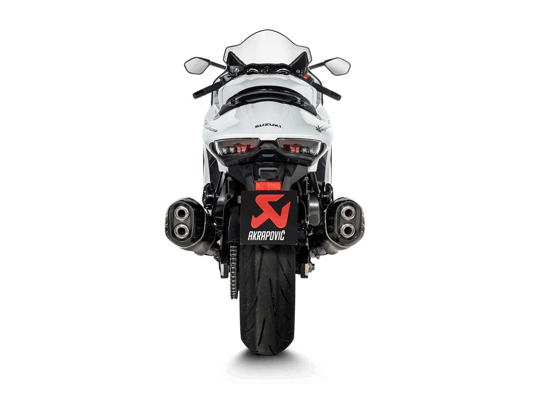 Silenciador Akrapovic Slip-On Line (Titanio) para Suzuki GSX1300R Hayabusa, años 2021-2025