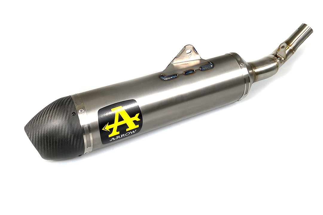 ARROW Escape RACE TECH para Honda CRF450L 2019- de titanio, sin catalizador