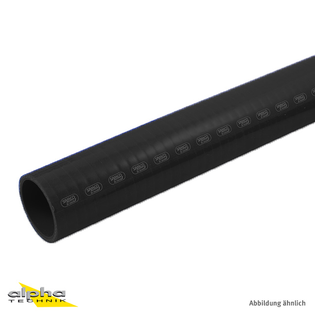 Manguera de silicona recta SAMCO SPORT negra Diámetro interior 16 mm