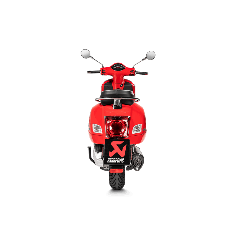 Escape Akrapovic Slip-On Line (SS) para Vespa GTS 125/150 i.e Super 2009-2016 / GTS250 2005-2013 / GTS300/Sei Giorni 2008-2020 / GTV250 2006-2013 / GTV300 2010-2016