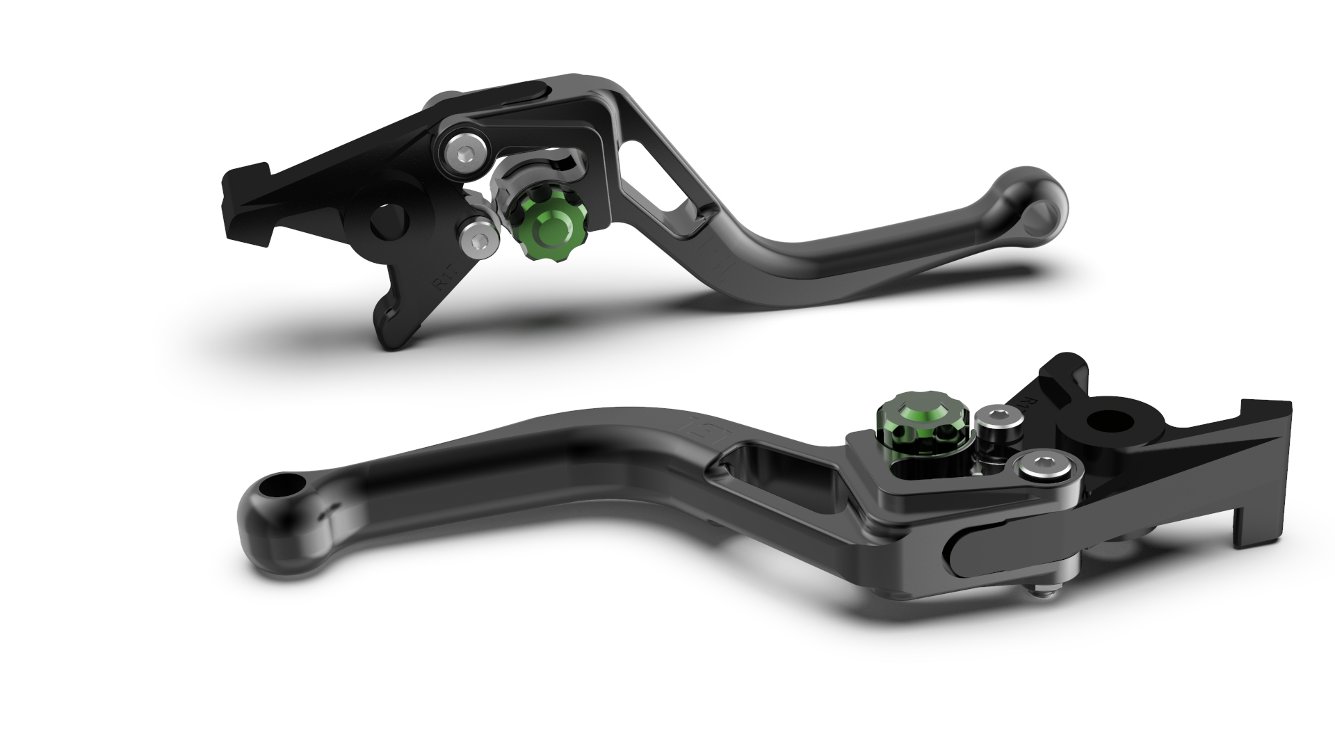 LSL Maneta de freno BOW R82, corta, negro/verde