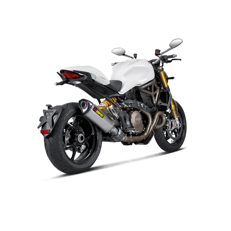 Akrapovic Tubo de Conexión (Titanio) sistema de escape para Ducati Monster 1200R 2017-2020 Monster 1200 / 1200 S 2017-2020 Monster 821 2014-2020