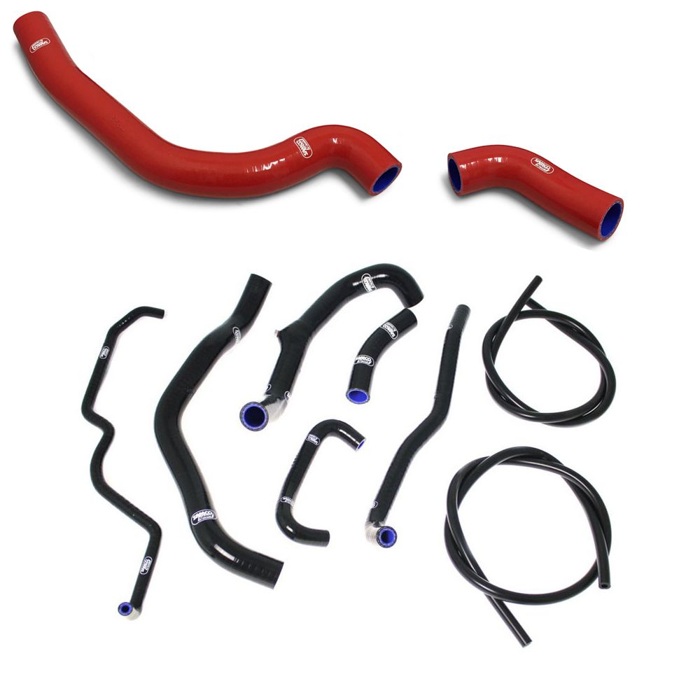 Kit de mangueras de silicona SAMCO SPORT rojo para Triumph Street Triple R año de modelo 2008-2012