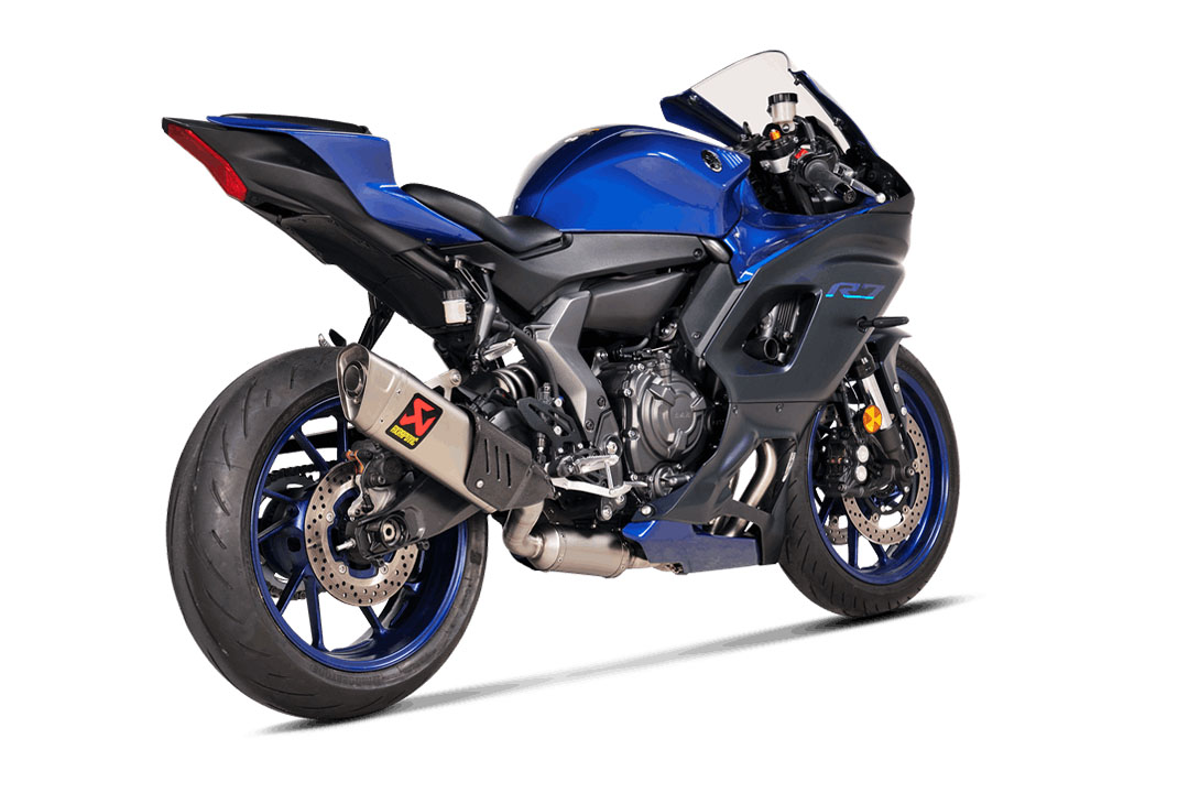 Akrapovic Racing Line (Titanium) sistema de escape para Yamaha R7 a partir del año de modelo 2021-