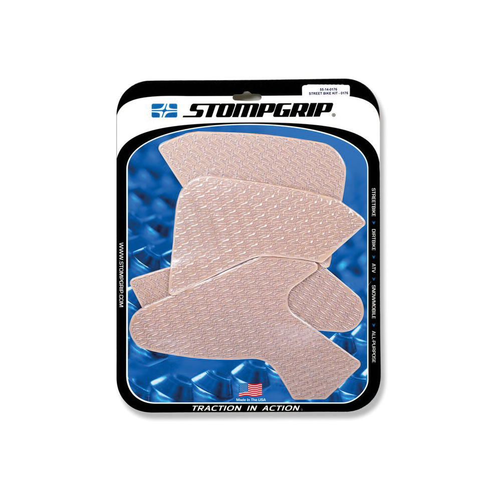 Almohadillas de tracción Stompgrip transparentes, para BMW F900R, 2020-2025