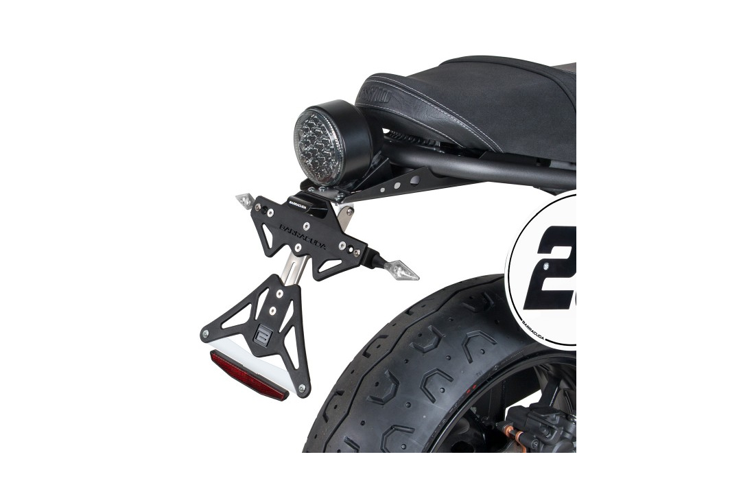 Soporte de matrícula Barracuda para Yamaha XSR700 2016-