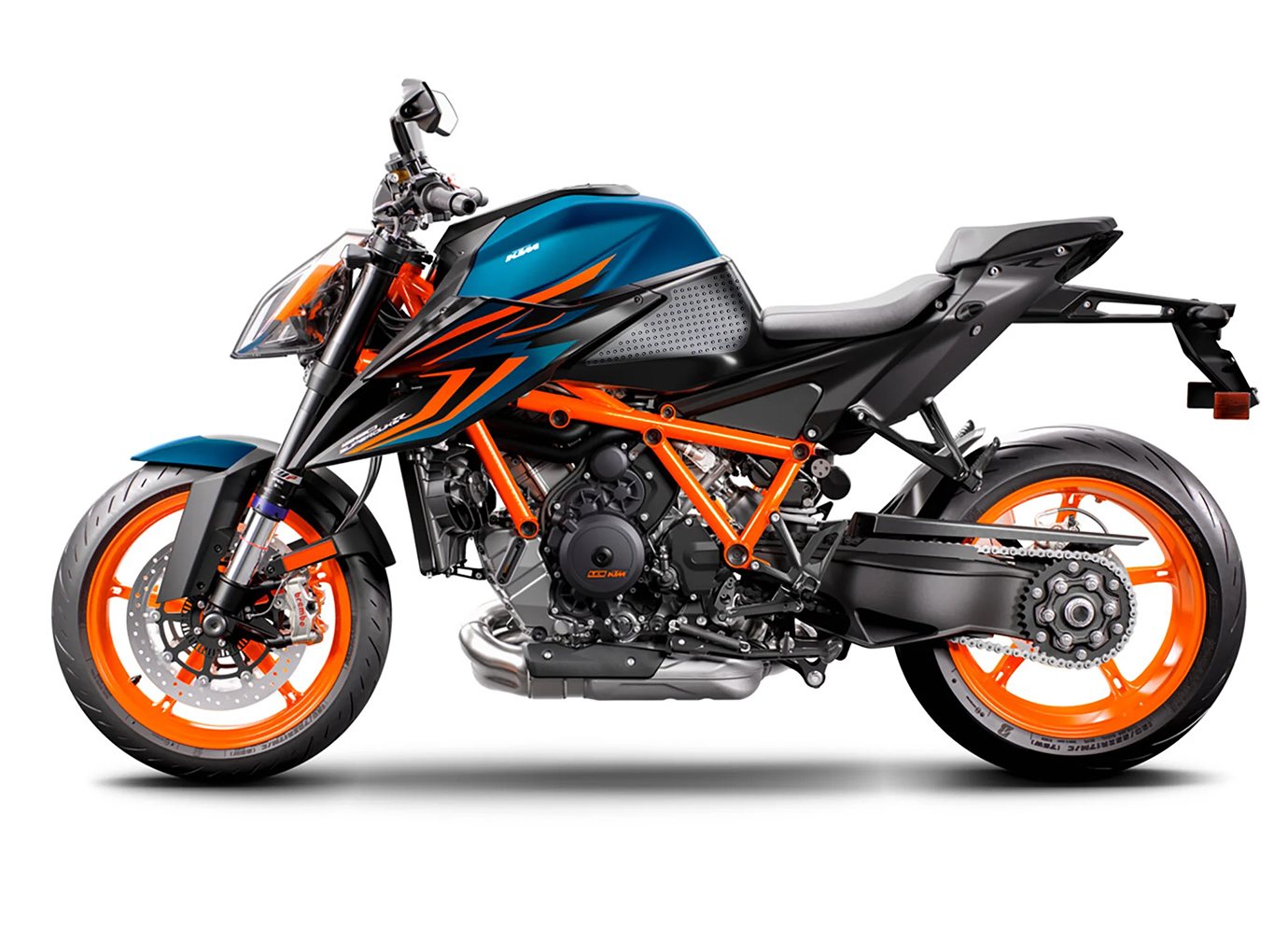 Almohadilla Stompgrip depósito de gasolina negra, Volcano, Kit depósito de gasolina Streetbike para KTM 1290 Super Duke R (EVO), 2020-2024