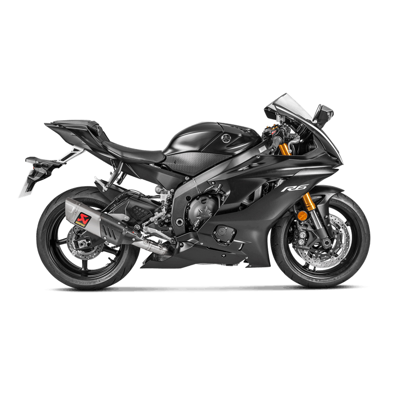 Línea Akrapovic Evolution (Titanium) sistema de escape para Yamaha YZF-R6 años de modelo 2008-2025