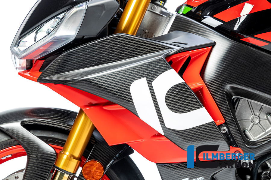 Ilmberger Carbon Winglet / Panel Lateral de Carenado lado izquierdo mate para Aprilia Tuono V4 2021-