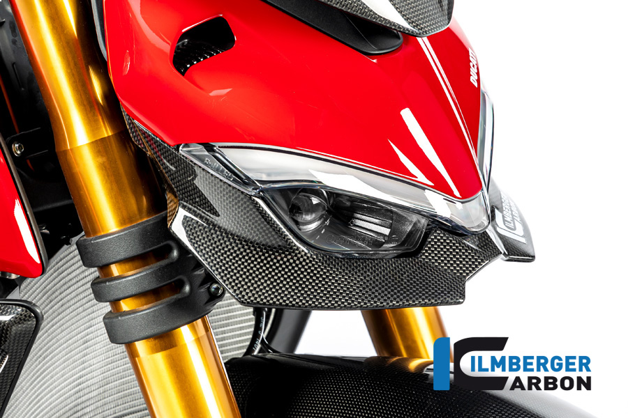 Ilmberger Carbon Parte inferior del carenado brillante para Ducati Streetfighter V4 V2 2020-