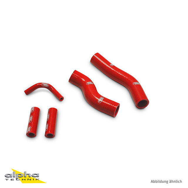 Kit de mangueras de silicona SAMCO SPORT rojo para Husqvarna Nuda 900R año de modelo 2011-2014