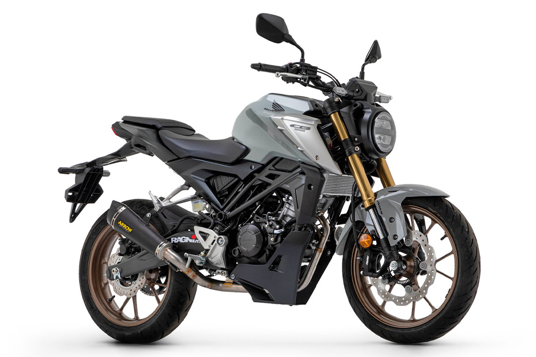 ARROW X-KONE DARK sistema de escape para Honda CB125R a partir del modelo año 2021-