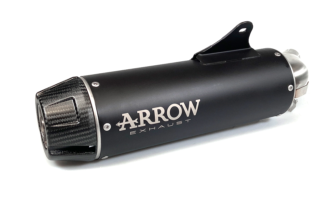 ARROW Escape REBEL DARK Slip-On con tapa de carbono para Honda CMX 1100 Rebel año de modelo 2021-