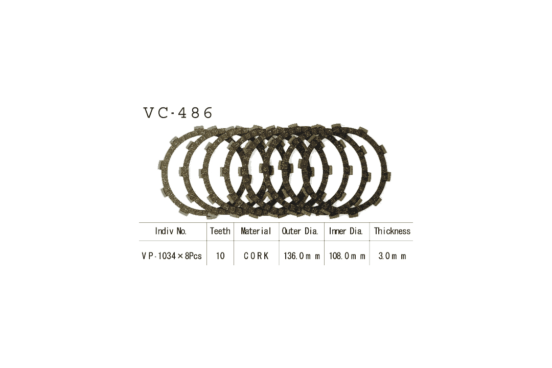 Kit de embrague Vesrah para Kawasaki