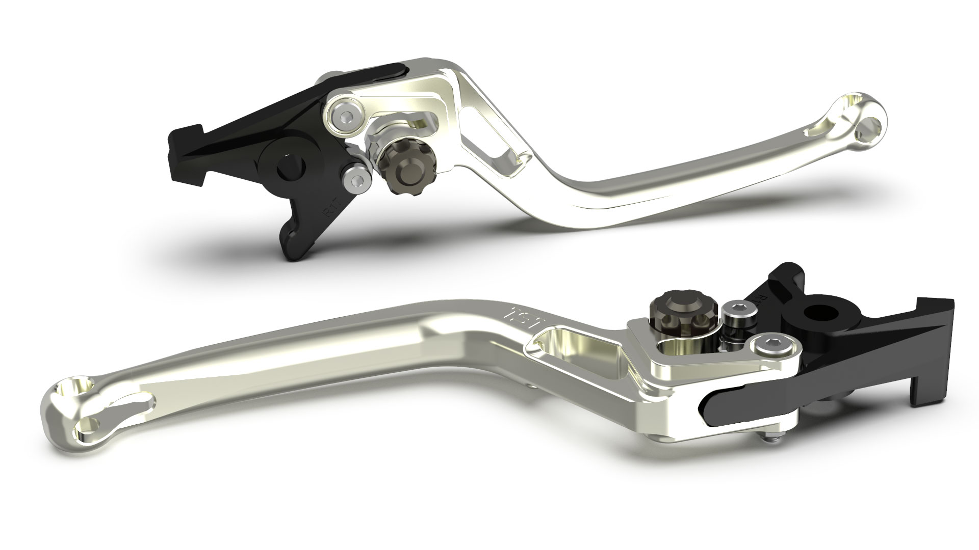 Maneta de freno LSL BOW R82, plata/antracita