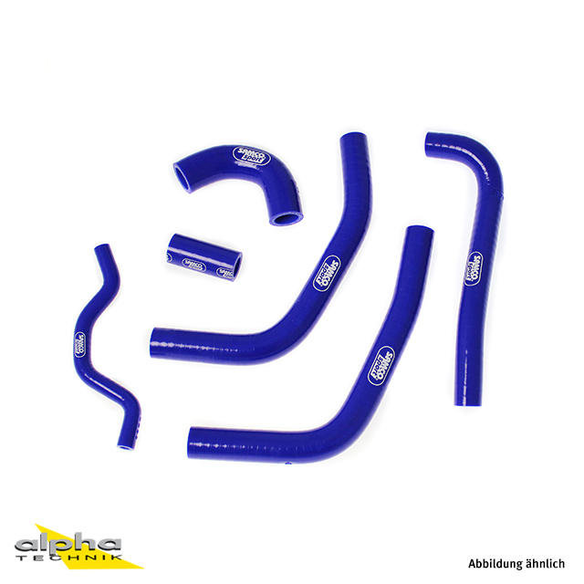 Kit de mangueras de silicona SAMCO SPORT Diseño OEM azul para Kawasaki KX250F Año del modelo 2009-2016