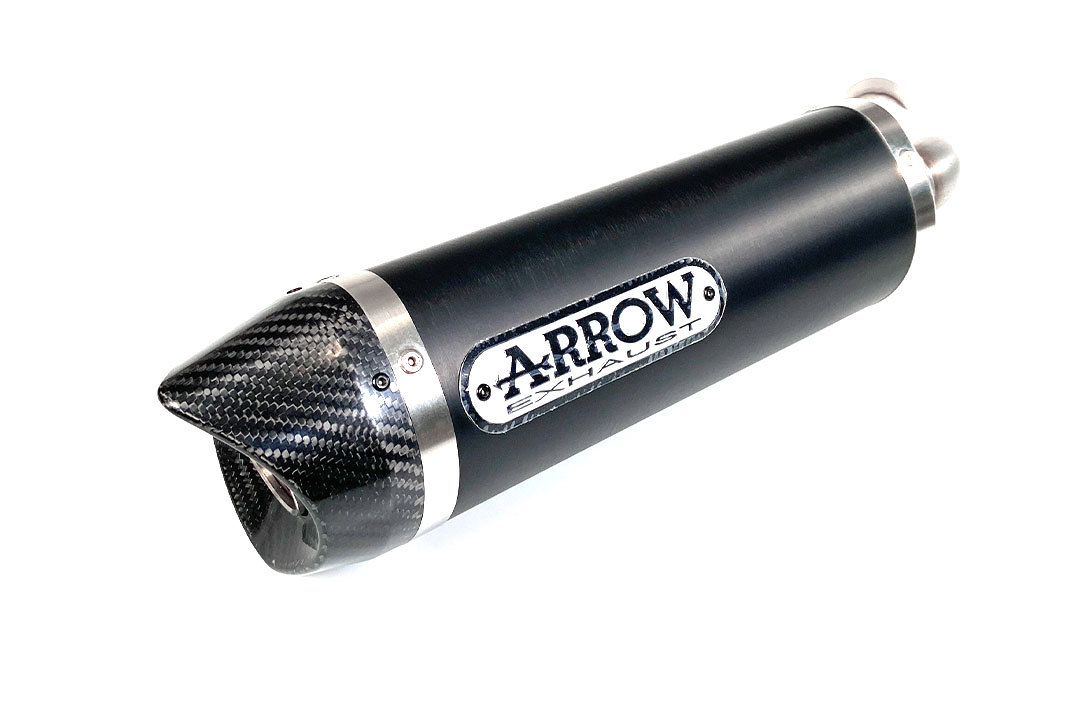 ARROW Escape DARK THUNDER Aluminio negro para Honda CB600F 2007-2013