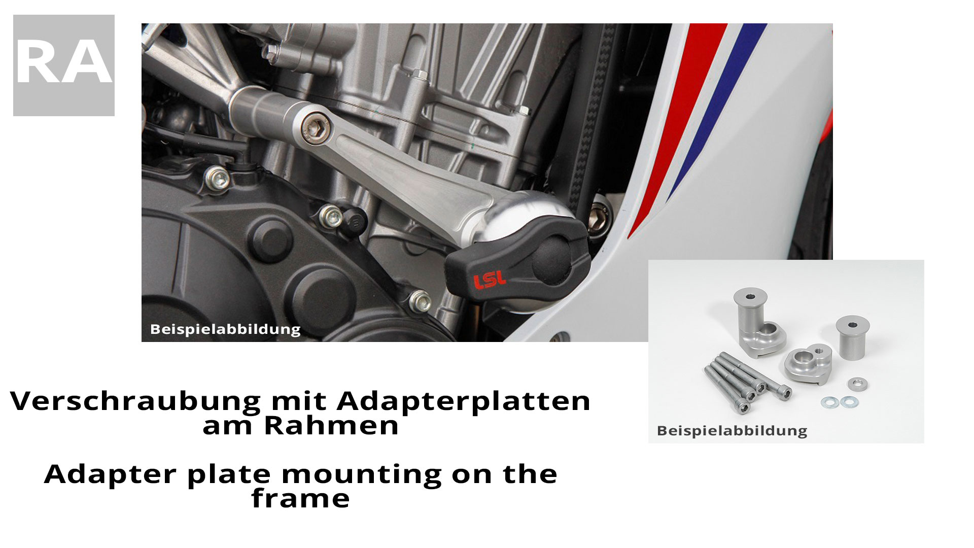 Kit de Fijación de Crash Pad LSL para Triumph Speed Triple, 2005-2010