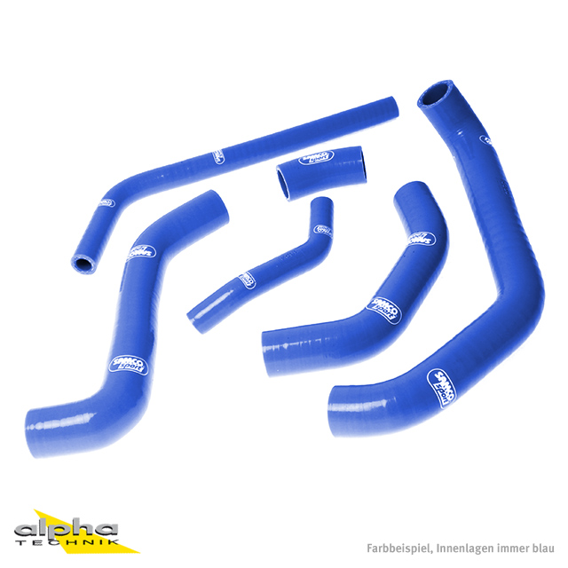 Kit de mangueras de silicona SAMCO SPORT azul para Kawasaki ZX10R Año del modelo 2011-2015